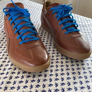 Brown leather Puma size 14
